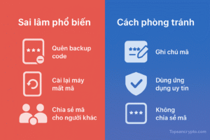 Sai lầm phổ biến khi bật 2FA và cách phòng tránh mất tài sản crypto