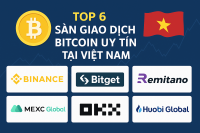 Top 6 sàn giao dịch Bitcoin uy tín tại Việt Nam năm 2025 – Binance, Bitget, Remitano, MEXC, OKX, Huobi Global