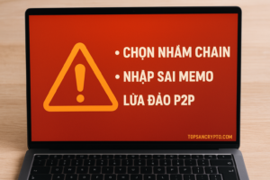 Những lỗi thường gặp khi nạp và rút tiền crypto và cách phòng tránh